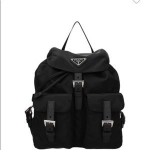 Prada vinyl backpack